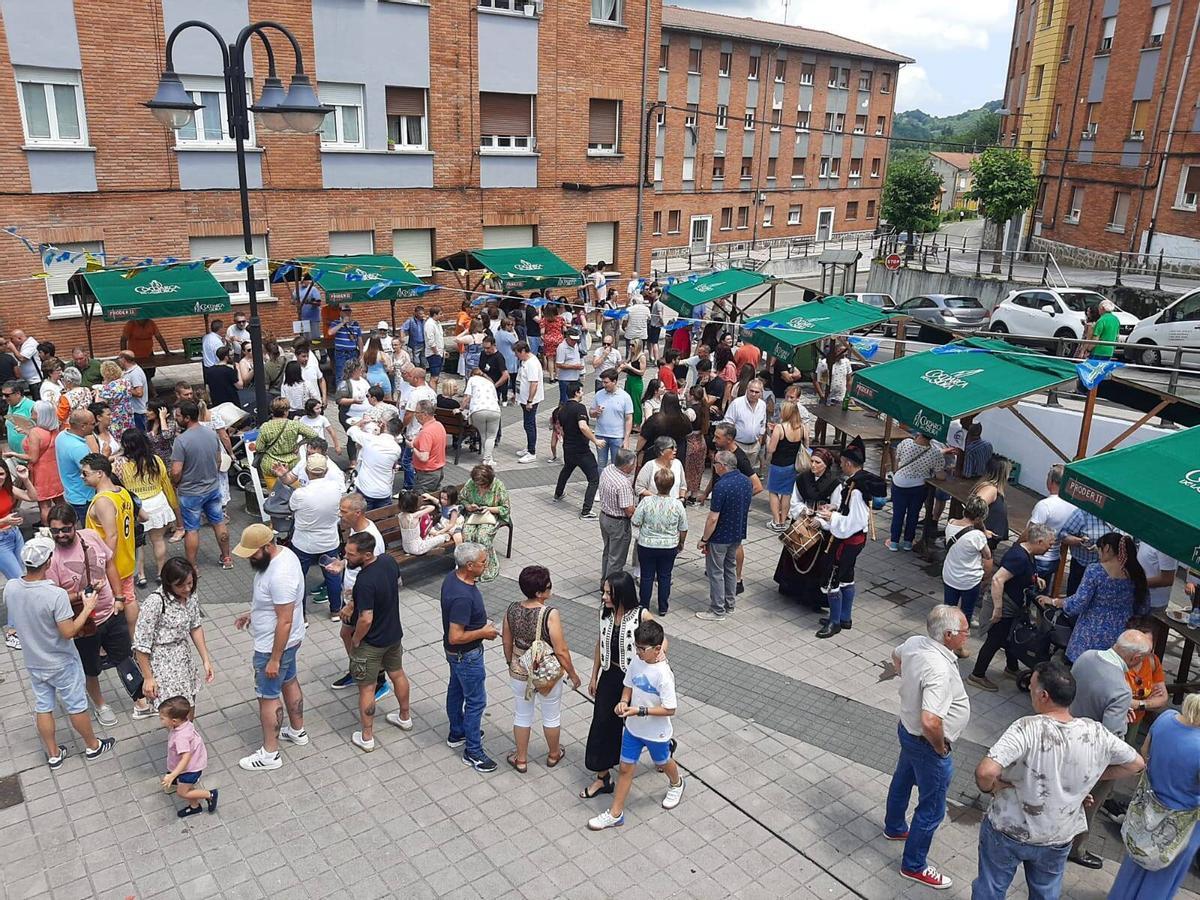 Una celebración en Carbayín