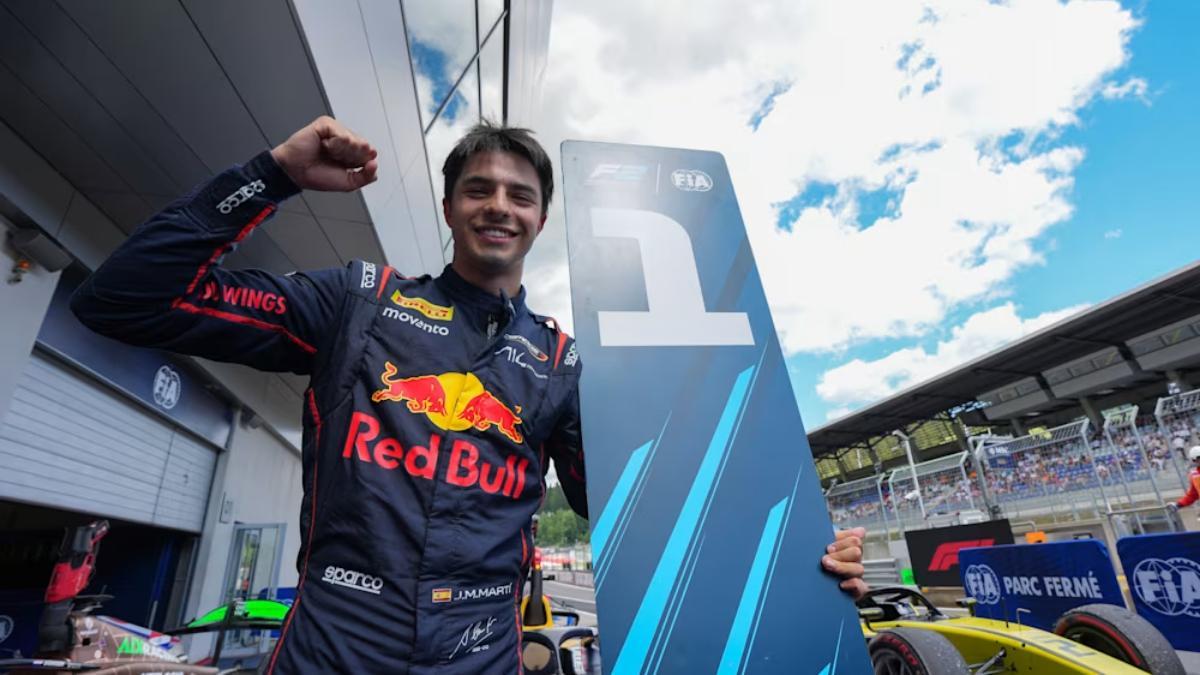 Pepe Martí celebra su victoria en Austria, el pasado sábado