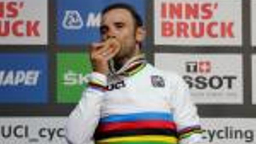 Alejandro Valverde, campió del món de ciclisme en ruta a Innsbruck