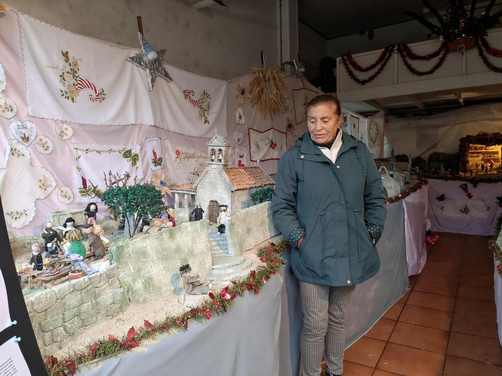 El belén de Aldán que recorre todas las capillas canguesas