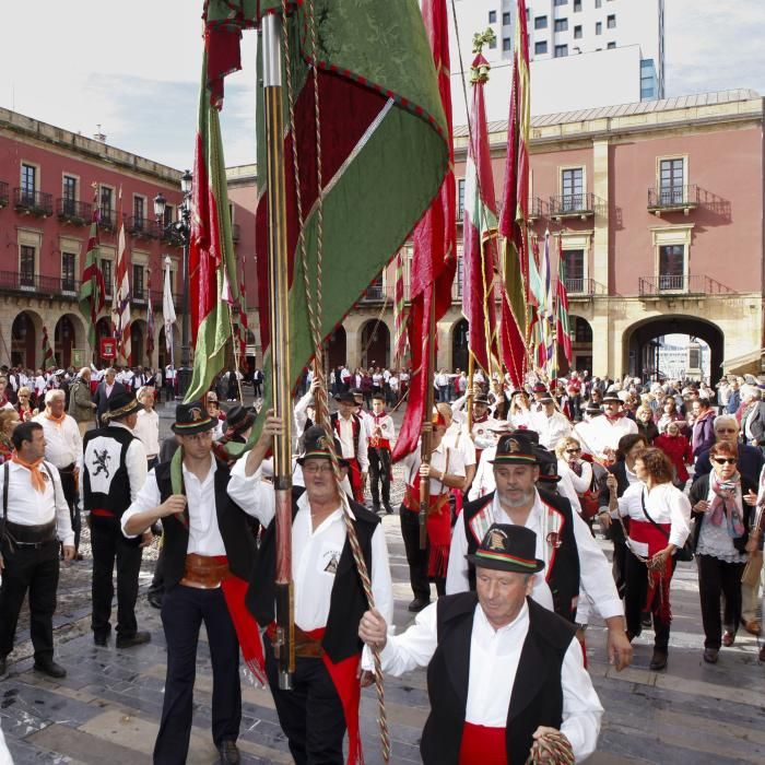 Celebración del Día de León en Gijón