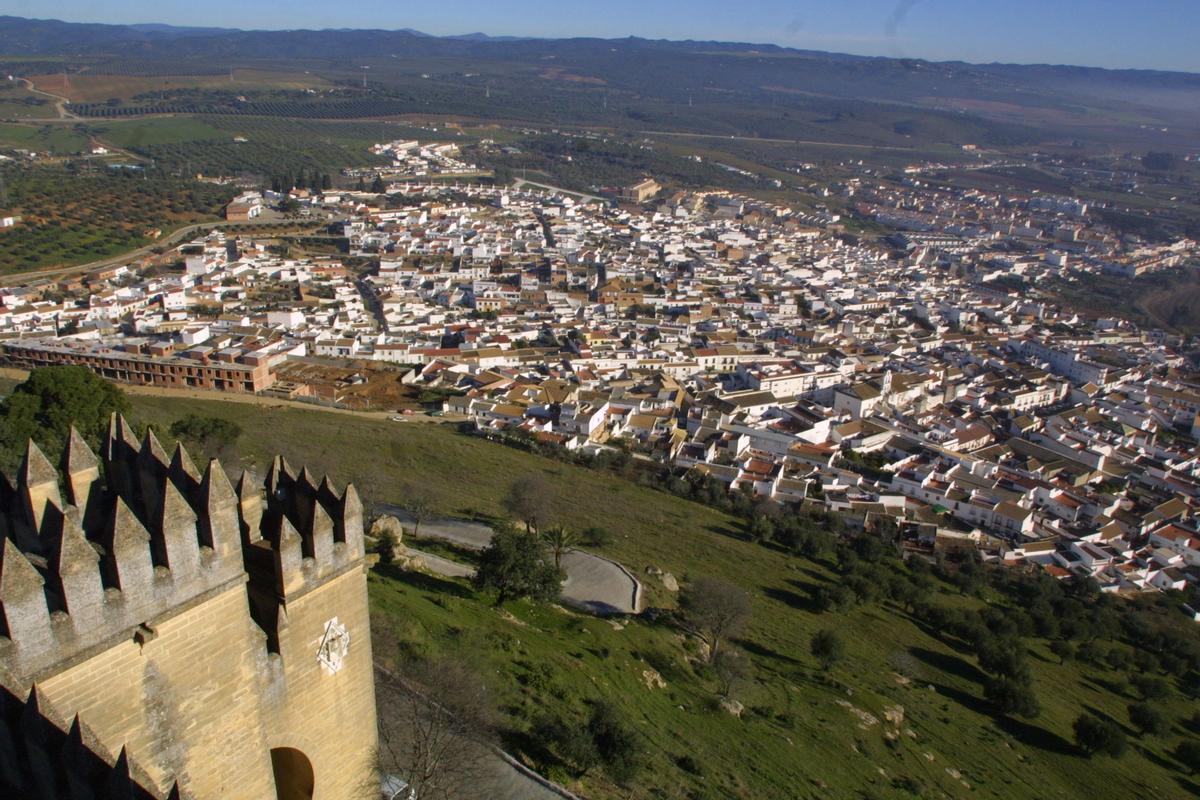 Panorámica de Almodóvar del Río desde el castillo.