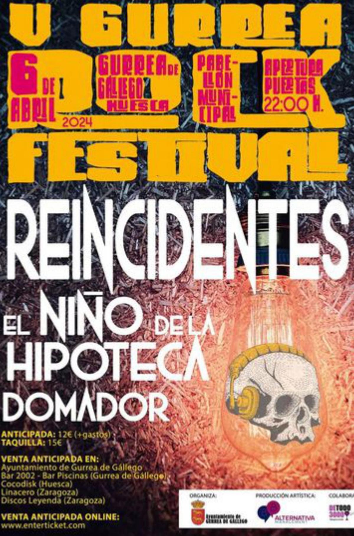 Reincidentes en el V Gurrea Rock Festival