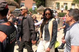 Així ha sigut la visita dels Obama i els Spielberg al monestir de Montserrat