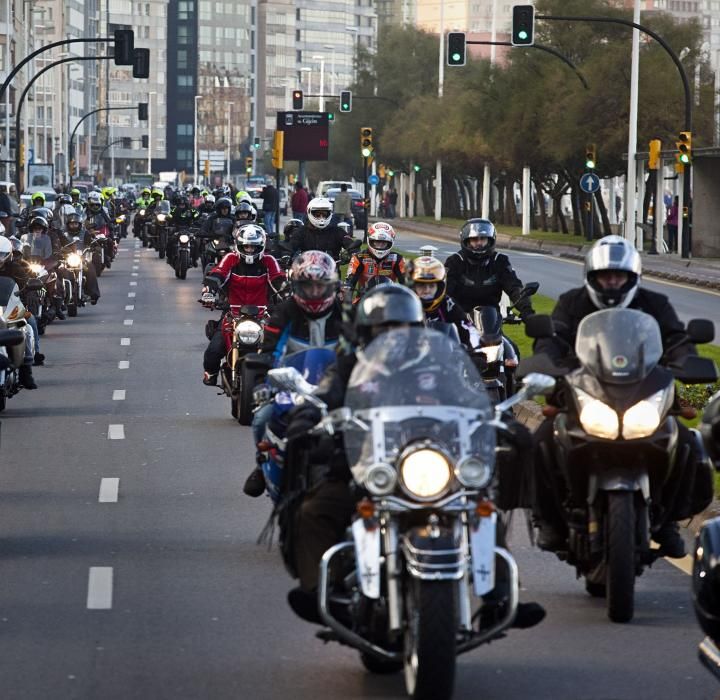 Despedida a José Julio Heres, "Chinorris", el motorista fallecido en la autopista "Y"