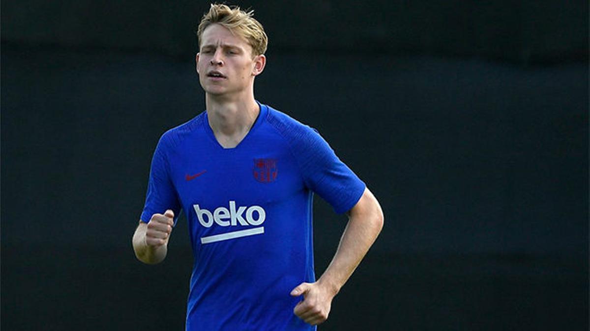 Las cualidades de De Jong impresionan en el Barça