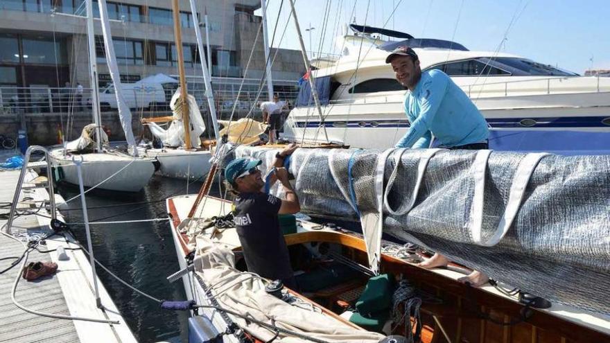 Preparativos del Gallant que capitaneará el Rey Juan Carlos I. // Gustavo Santos