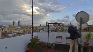 Vista de las azoteas de Barcelona