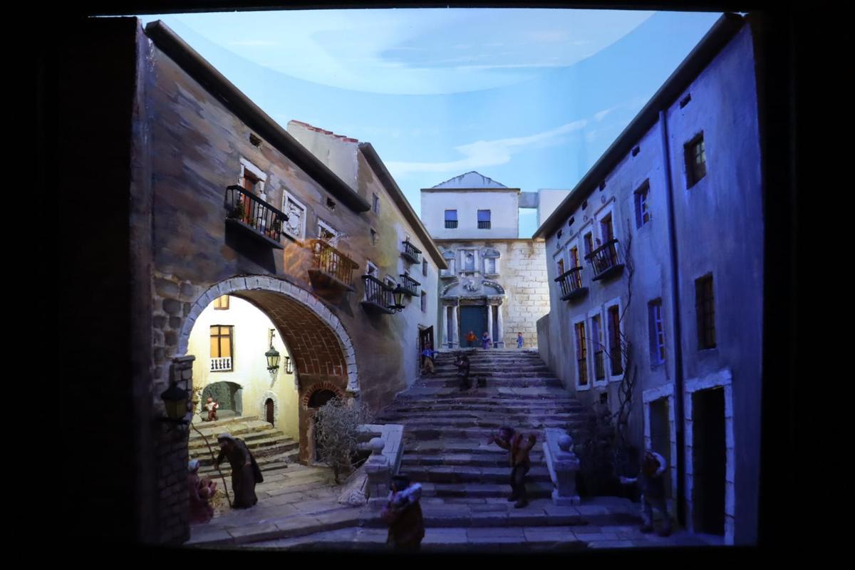 Un dels pessebres exposats a La Carbonera.