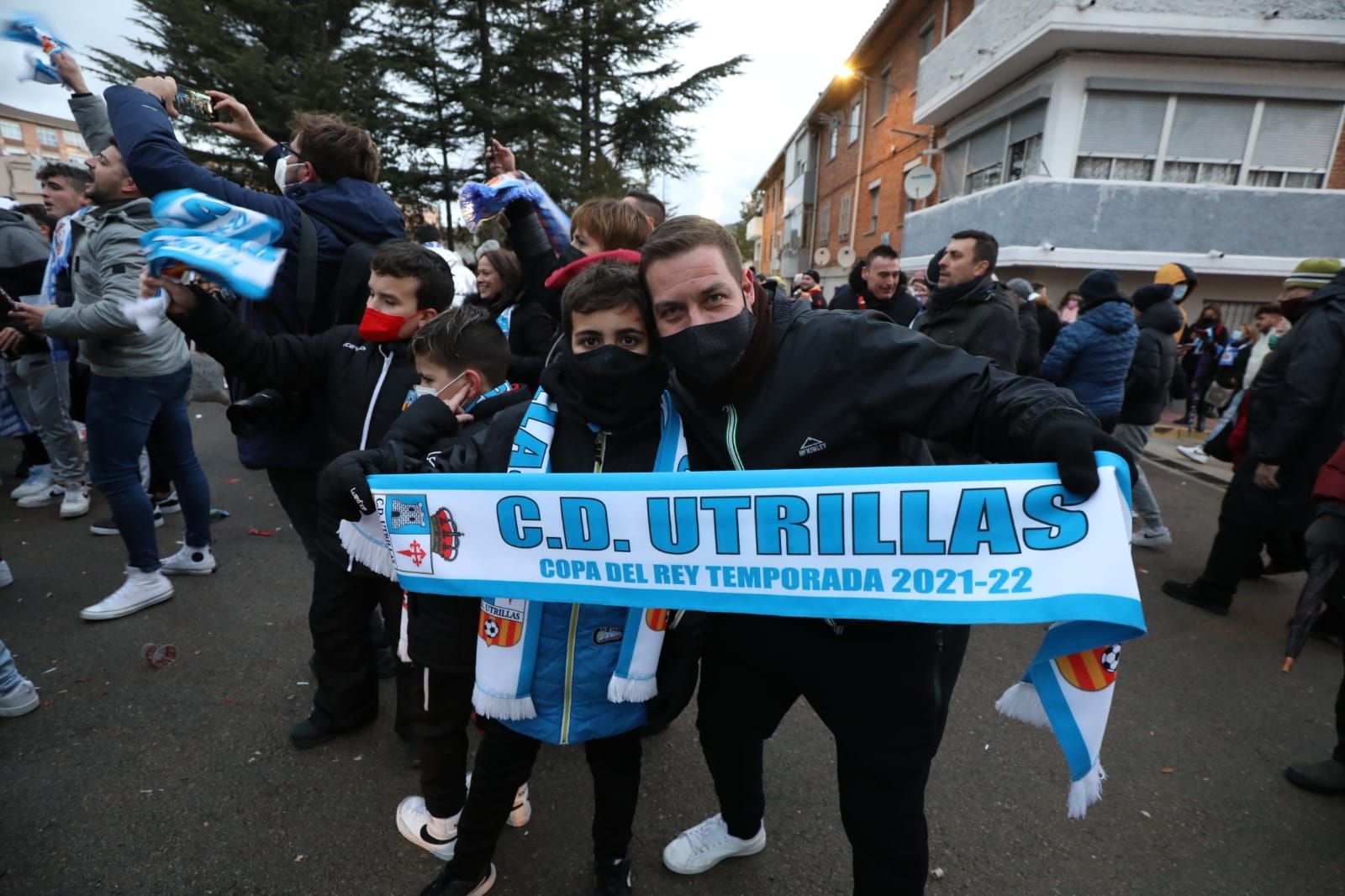 Así se ha vivido en Utrillas la previa del partido de Copa contra el Valencia