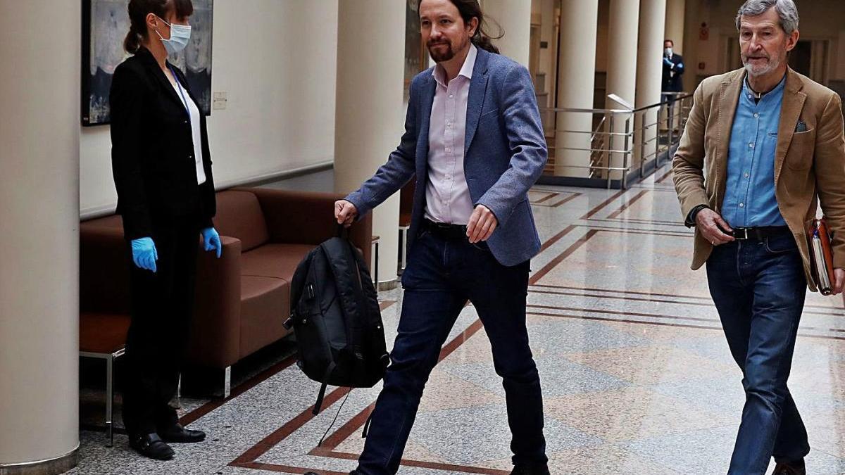 El líder de Podem, Pablo Iglesias, en una fotografia d&#039;arxiu.