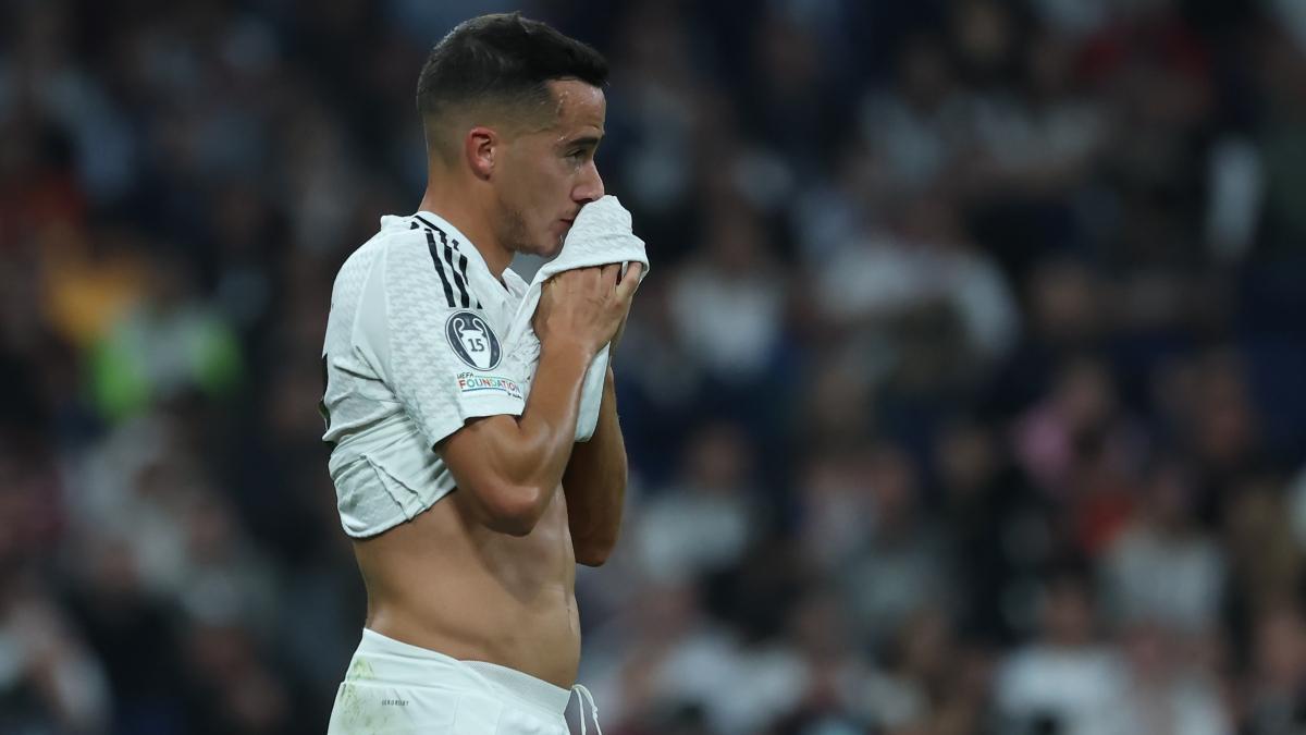 Lucas Vázquez salió señalado de la derrota ante el Milan