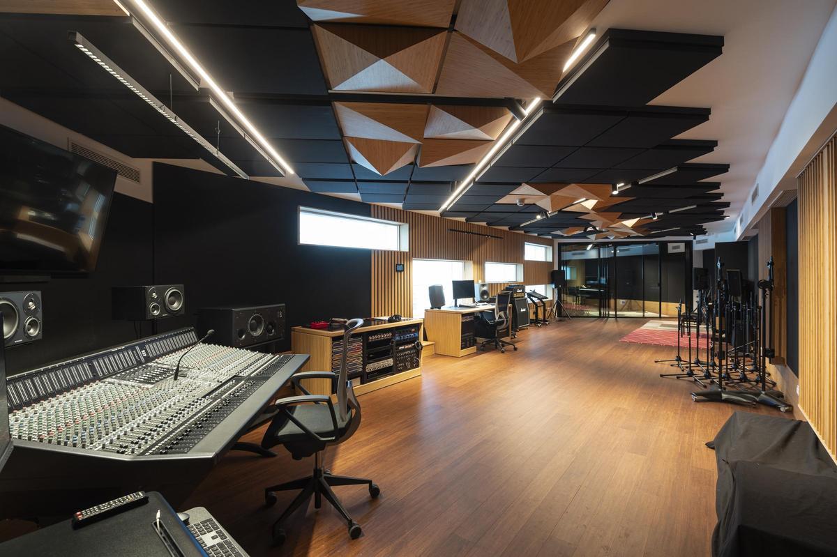 Estudios de grabación en Berklee València.