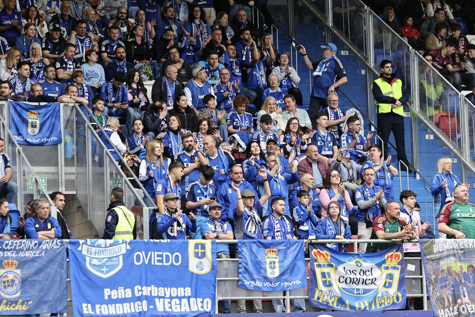 EN IMÁGENES: El partido entre el Eibar y el Real Oviedo