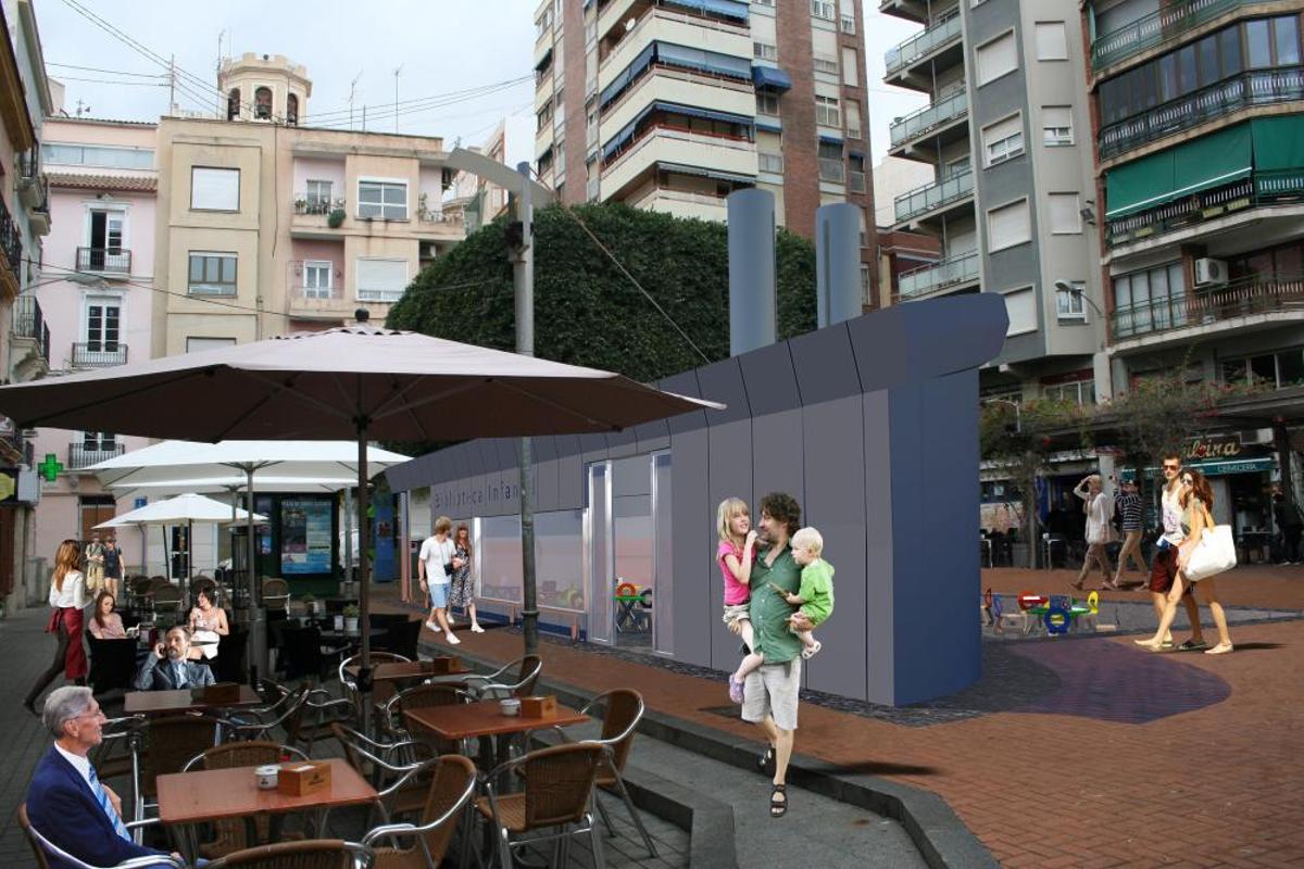 Recreación del proyecto del acuario de la Plaza Nueva