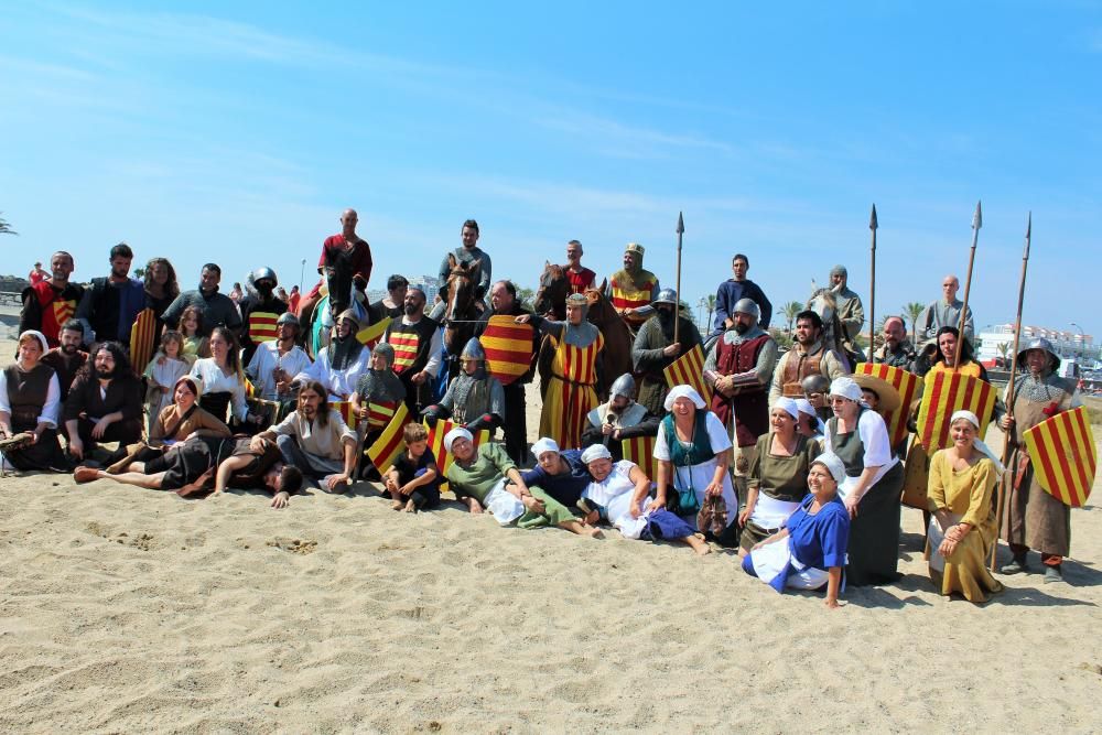 Els soldats del rei Jaume II assalten Empuriabrava