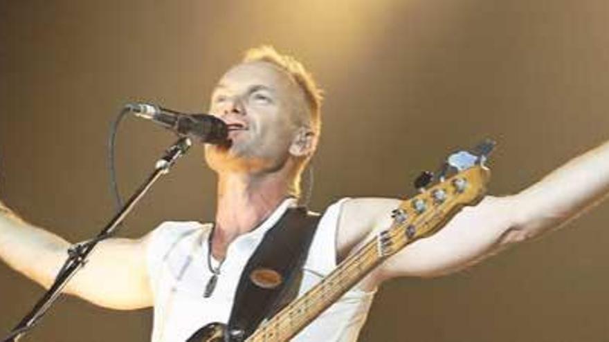 Reciente imagen promocional de Sting.