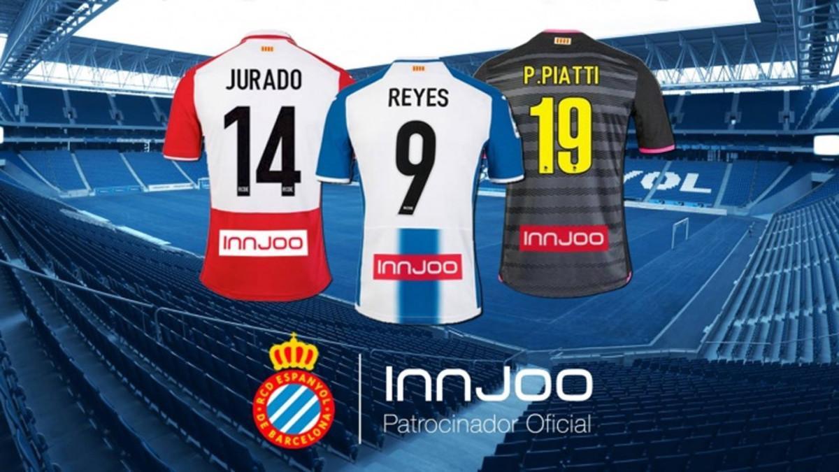 InnJoo figurará en la zona trasera de la camiseta del Espanyol