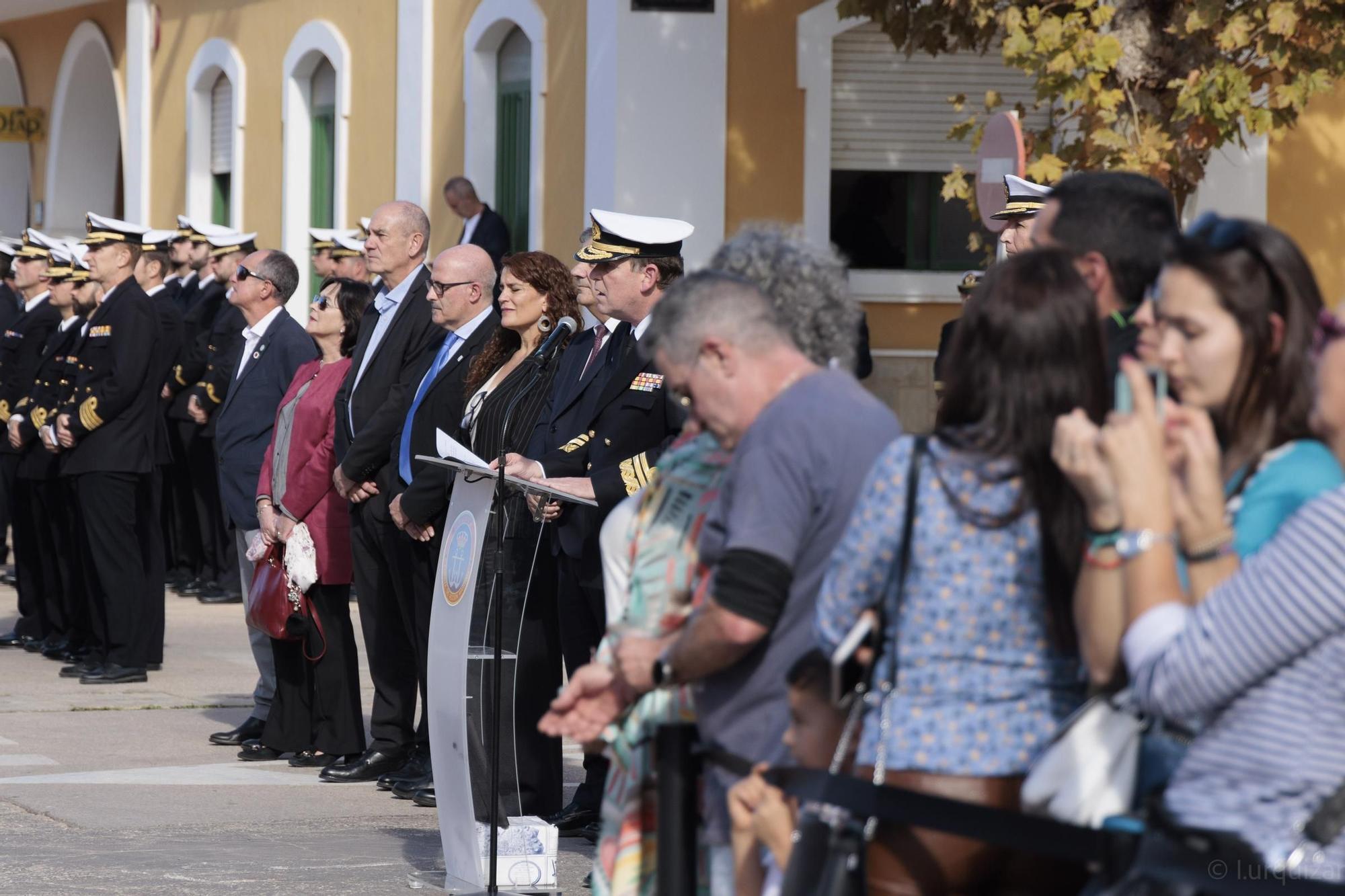 Las imágenes de la despedida del buque Hespérides en Cartagena
