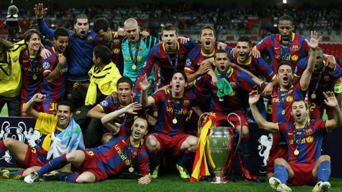 El FC Barcelona ganó su cuarta Copa de Europa en Wembley en el 2011