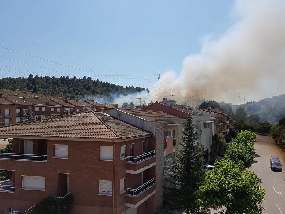 Incendi agrícola a Sant Joan de Vilatorrada