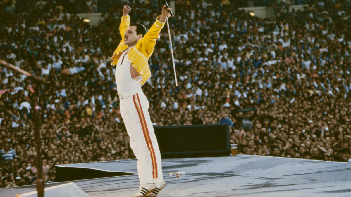 Imagen del cantante de Queen Freddie Mercury.