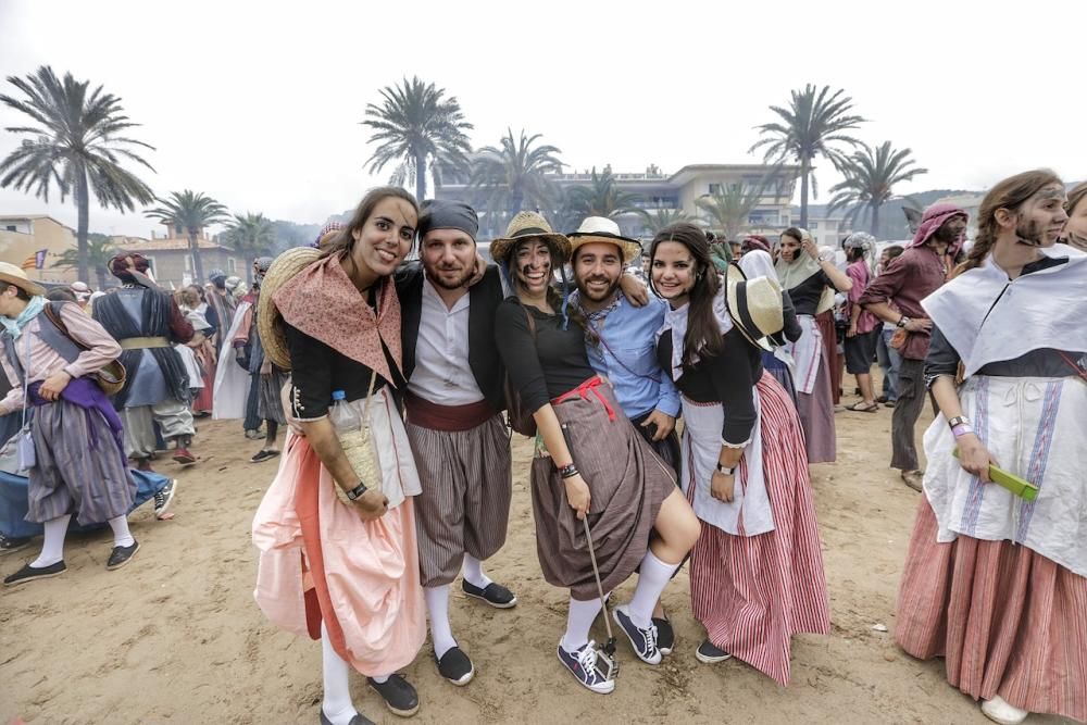 Desembarco de los piratas en el Port de Sóller