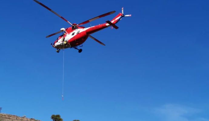 Rescate de una senderista en Gran Canaria