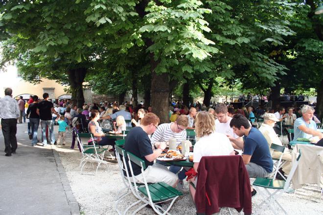 Cervecería Augustiner Bräu Salzburgo más grande Austria