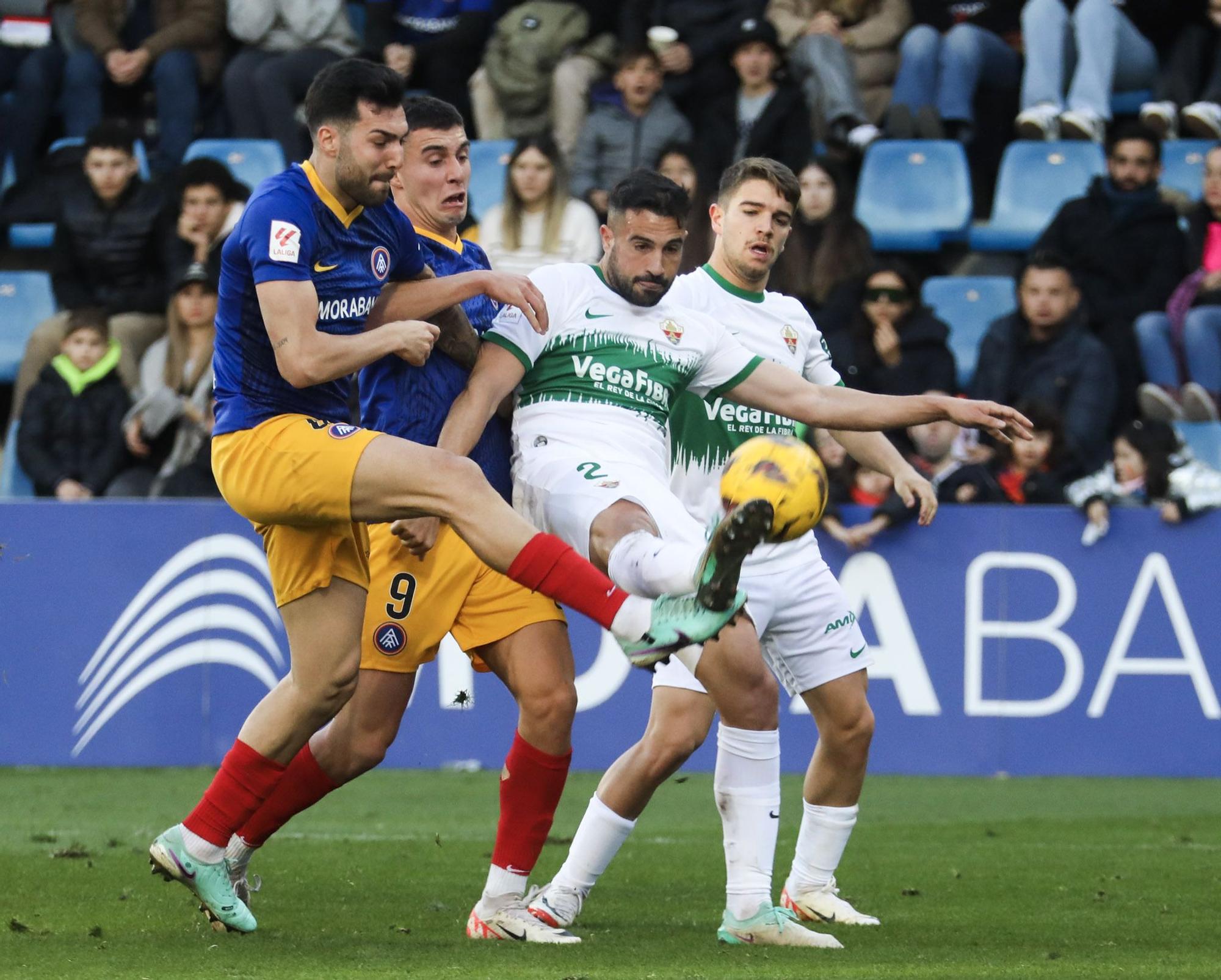 Así ha sido el partido entre el FC Andorra y Elche CF