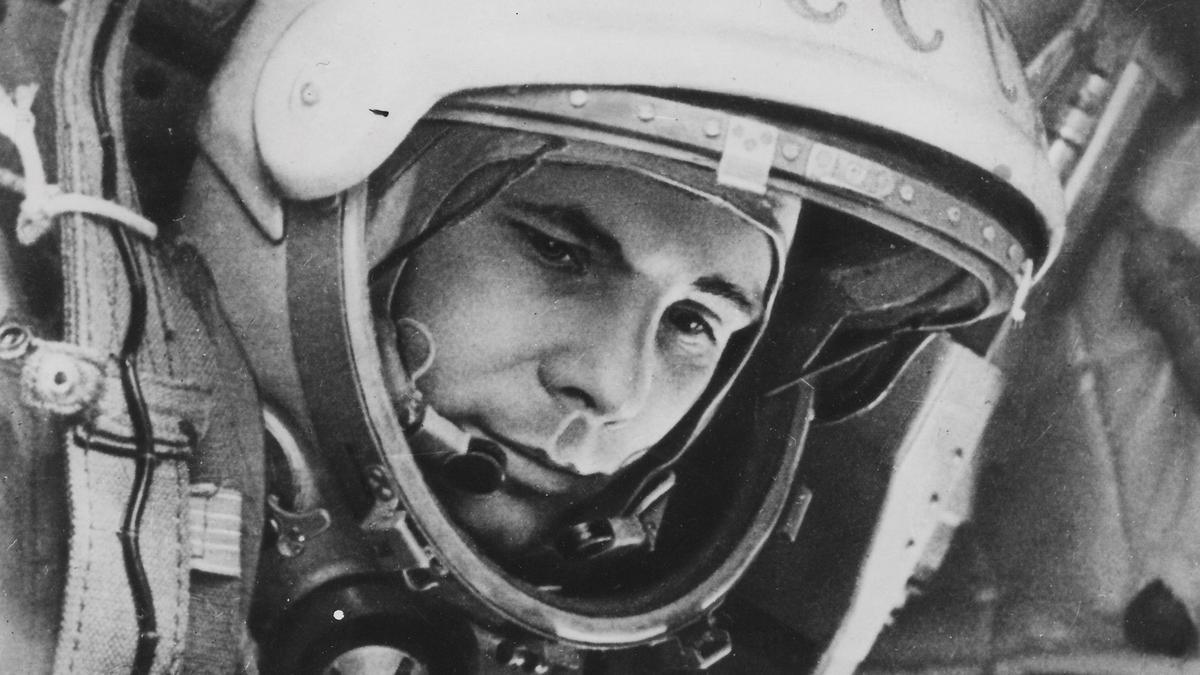 Yuri Gagarin, antes de su viaje espacia de 1961.