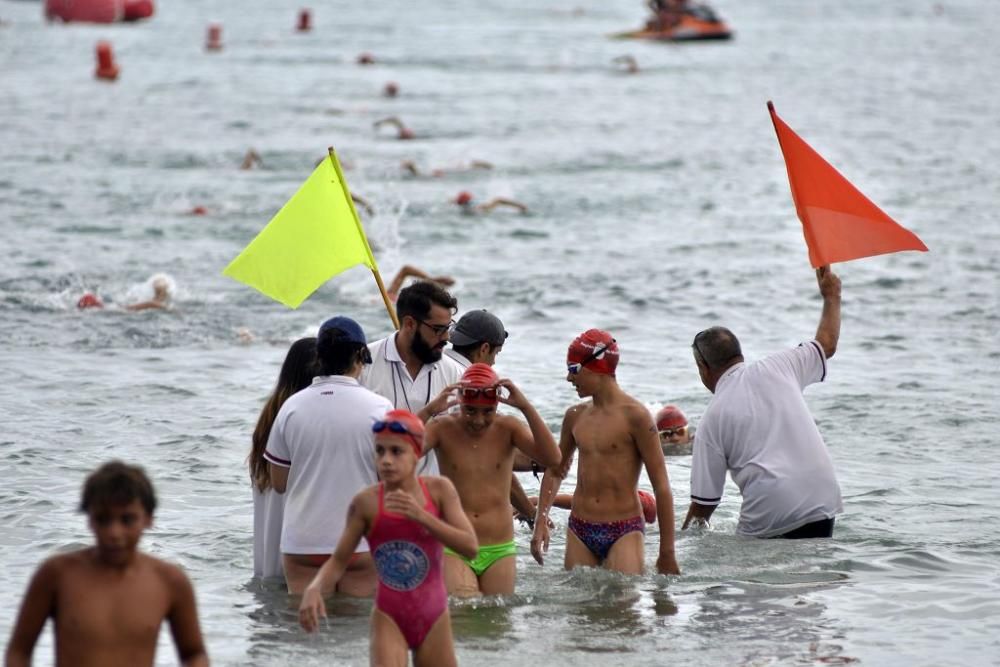 Travesía a nado en La Azohía