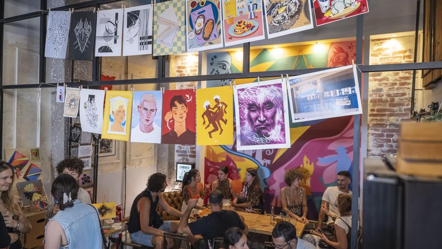 Lamineo: encuentros alrededor de la lámina artística en Lambada Records Bar
