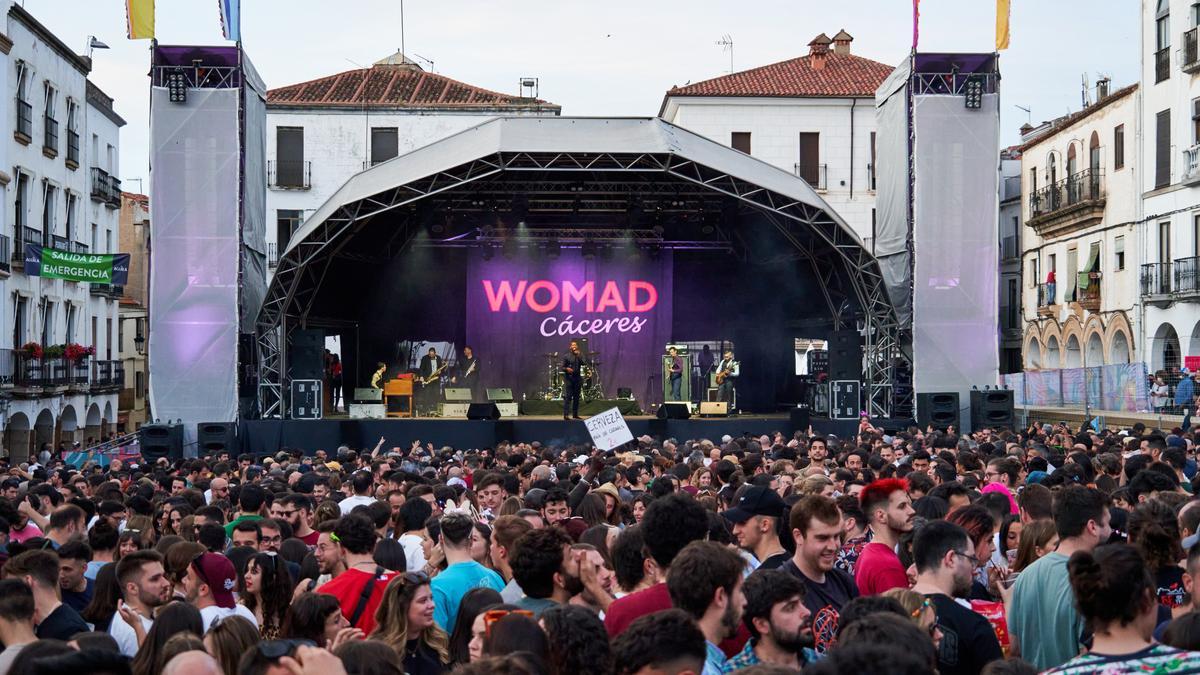 Premio Turismo Extremadura. Festival Womad de Cáceres, que cumple tres décadas.