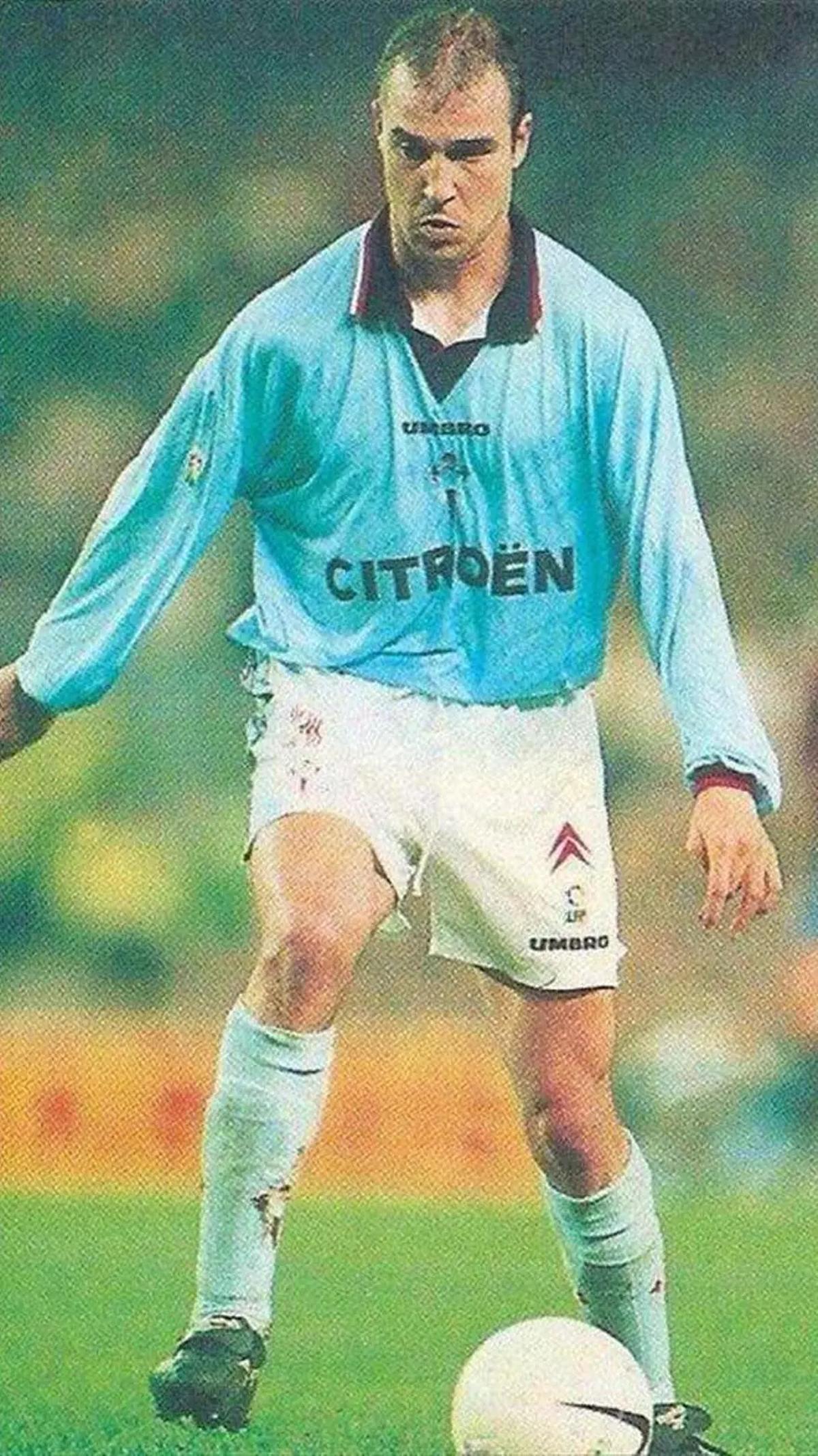 Rafa Berges, en un encuentro con el Celta de Vigo.