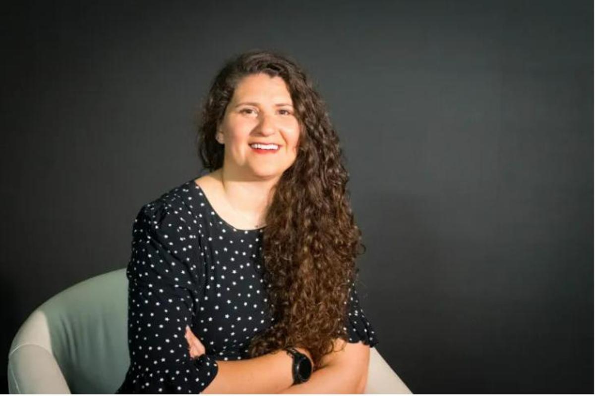 Fotografía de Natalia Rodríguez en una entrevista con Efeminista.