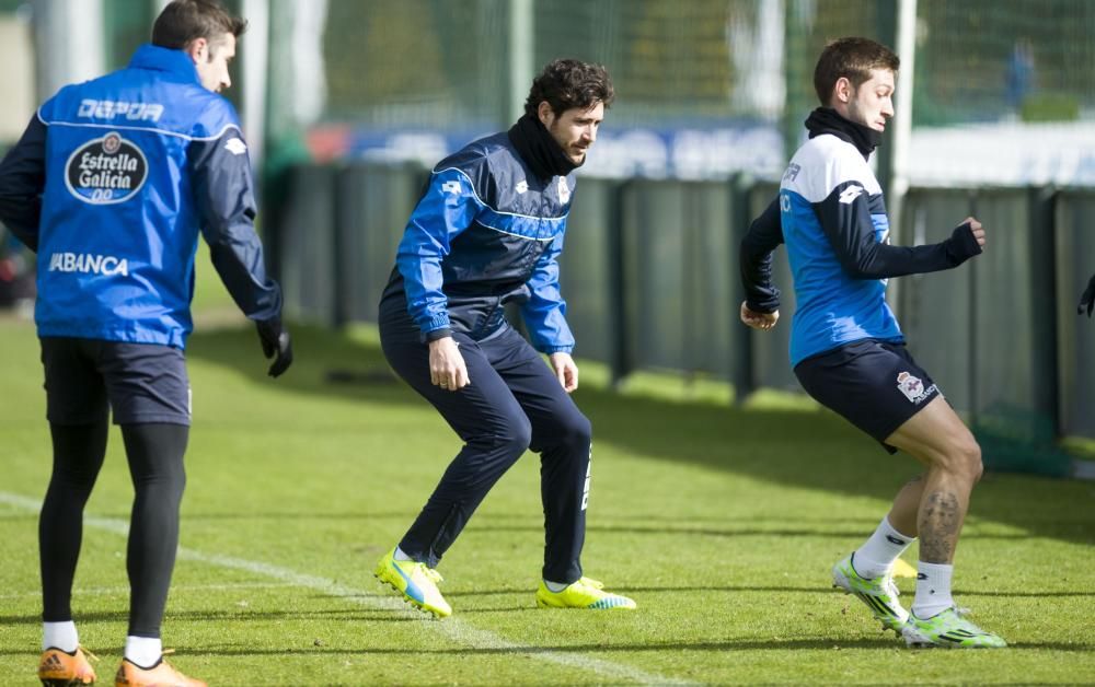 El Dépor prepara el partido del domingo contra el Granada