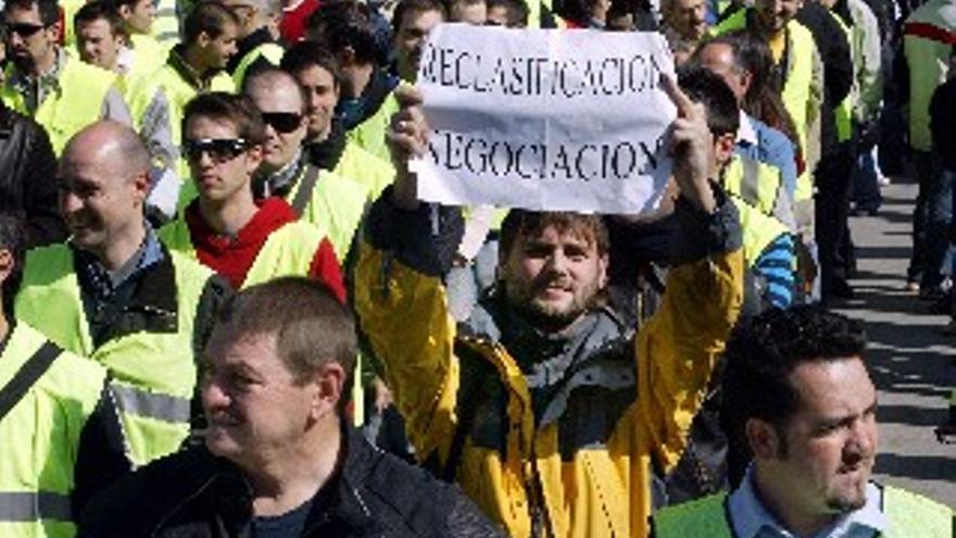 La Policía Local se moviliza ante el &quot;desinterés&quot; del Consistorio por la reclasificación