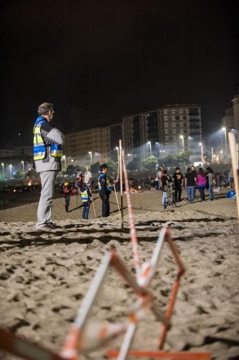 Así transcurrió la noche y amanecieron las playas