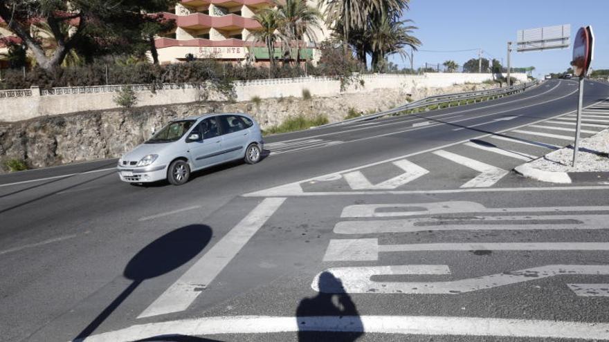 Tramo en el que el Ministerio de Fomento piensa actuar para combatir un punto negro.