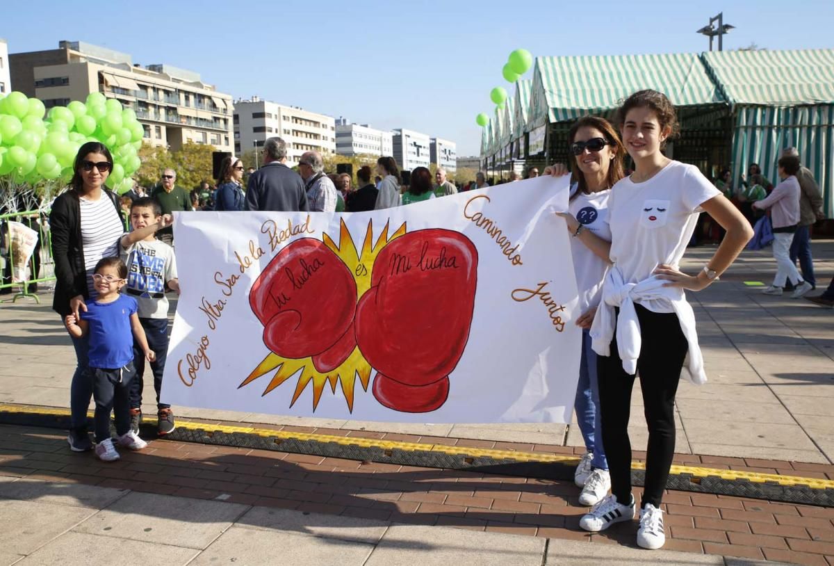 Las imágenes de la marcha contra el cáncer