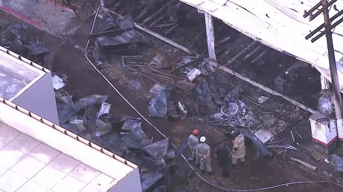 Diez muertos en un incendio en las instalaciones del Flamengo brasileño