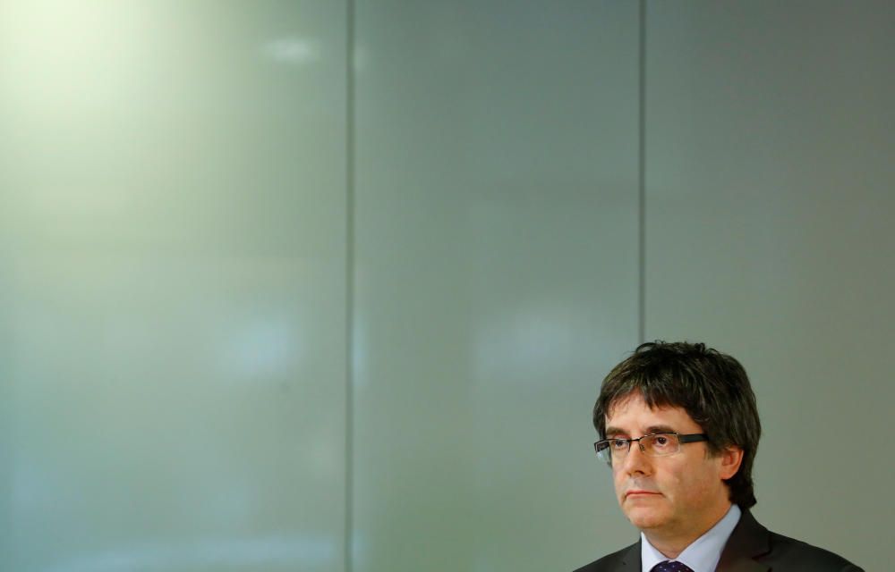 Roda de premsa de Torra i Puigdemont