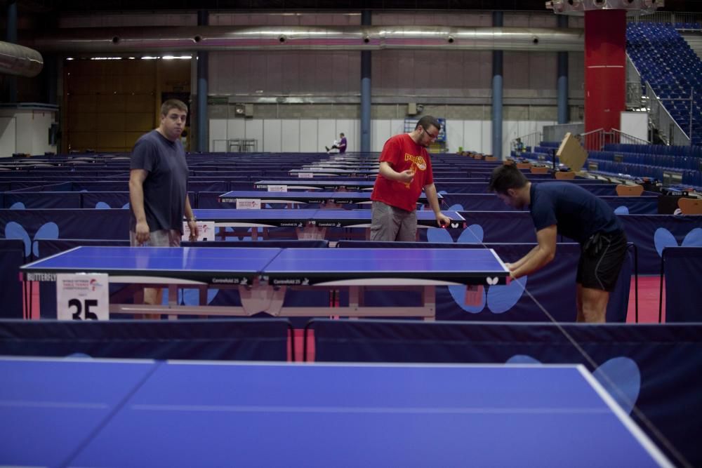 Preparativos para el Mundial de Tenis de Mesa