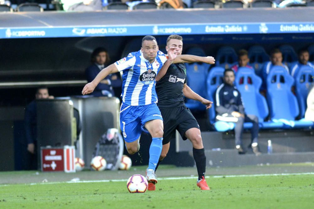 El Málaga CF consigue un trabajado punto en su visita a Riazor que pudo acabar en victoria pero también en derrota