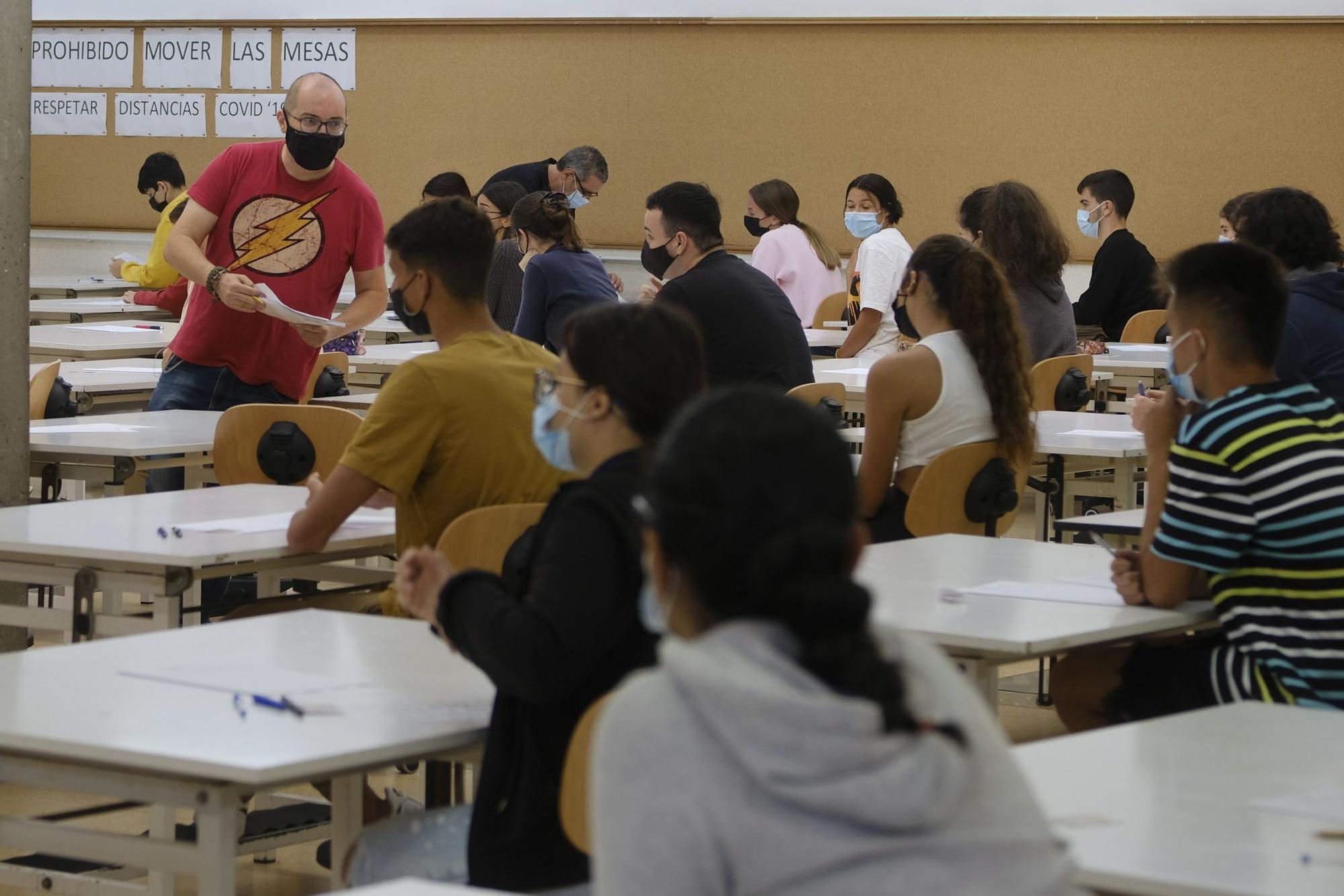 Prueba extraordinaria de la EBAU en Gran Canaria (07/07/2021)