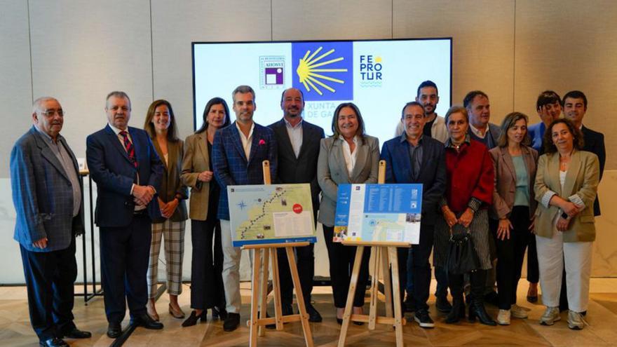 Un mapa de servicios del Camino |