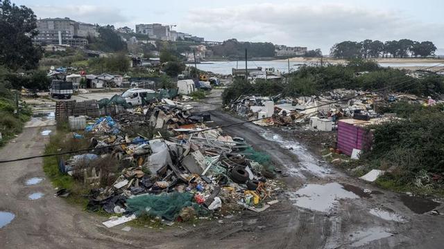 Vista del asentamiento chabolista de A Pasaxe. | // CASTELEIRO/ROLLER AGENCIA
