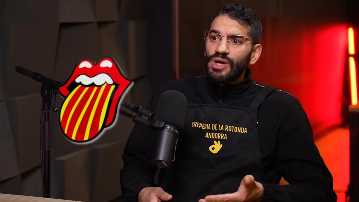 El propietario de 'La Crepería de la Rotonda' en Andorra, Ahmed Agharbi, sobre el catalán.