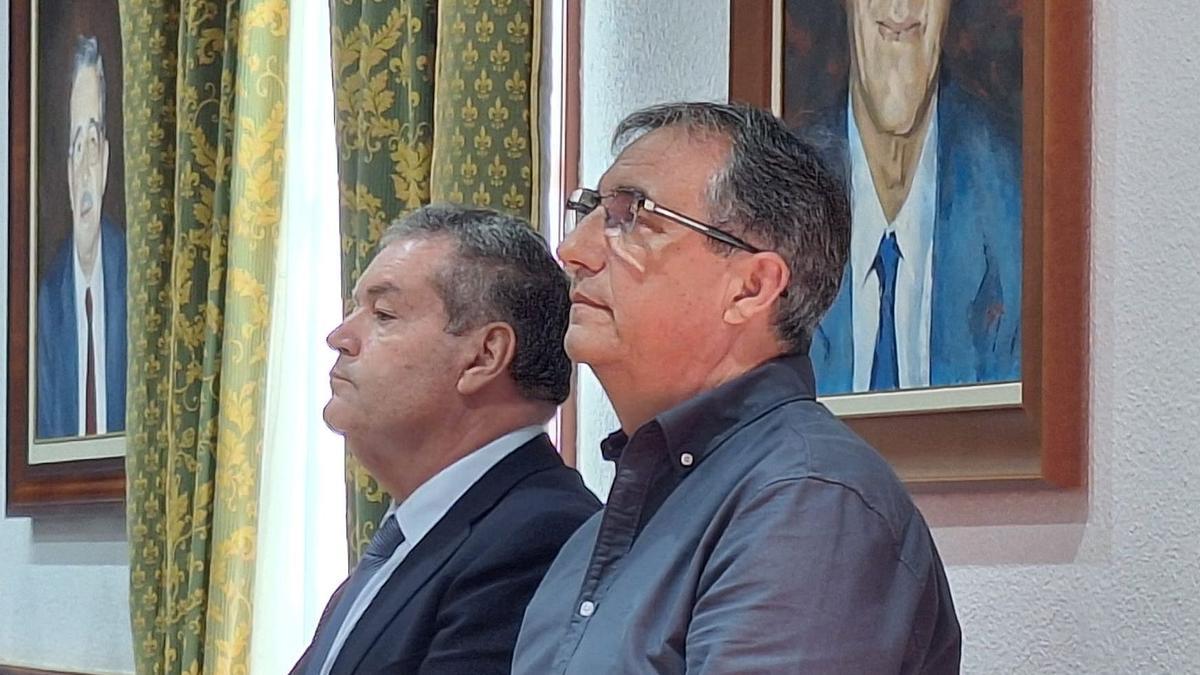 Los concejales Juan Pablo Rodríguez y Juan Francisco Artiles, de Más por Telde
